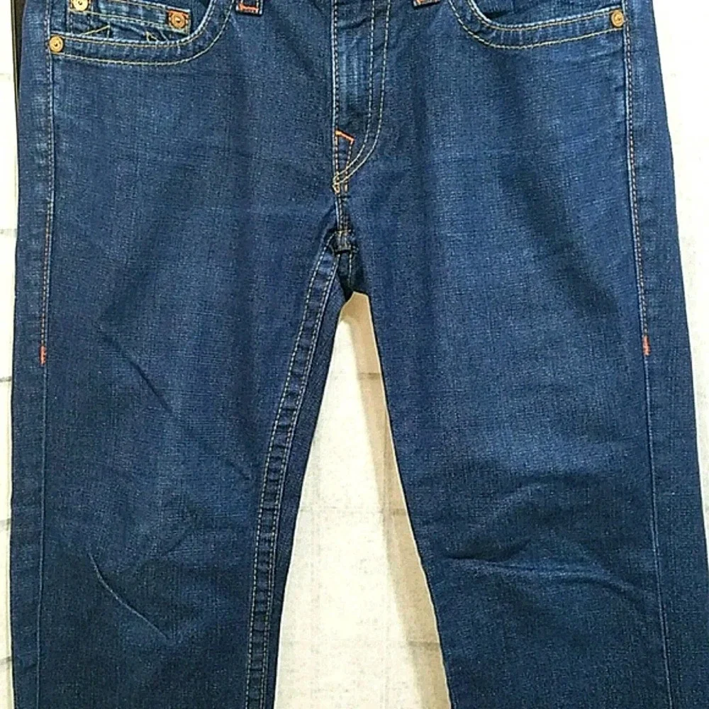 True religion Bobby Straight dark Denim jeans 33W x 28L